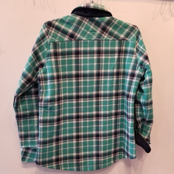 Orvis Green Blue Plaid Check Shacket Jacket Cotton jacket, Cizy and Warm Size M - Picture 7 of 14